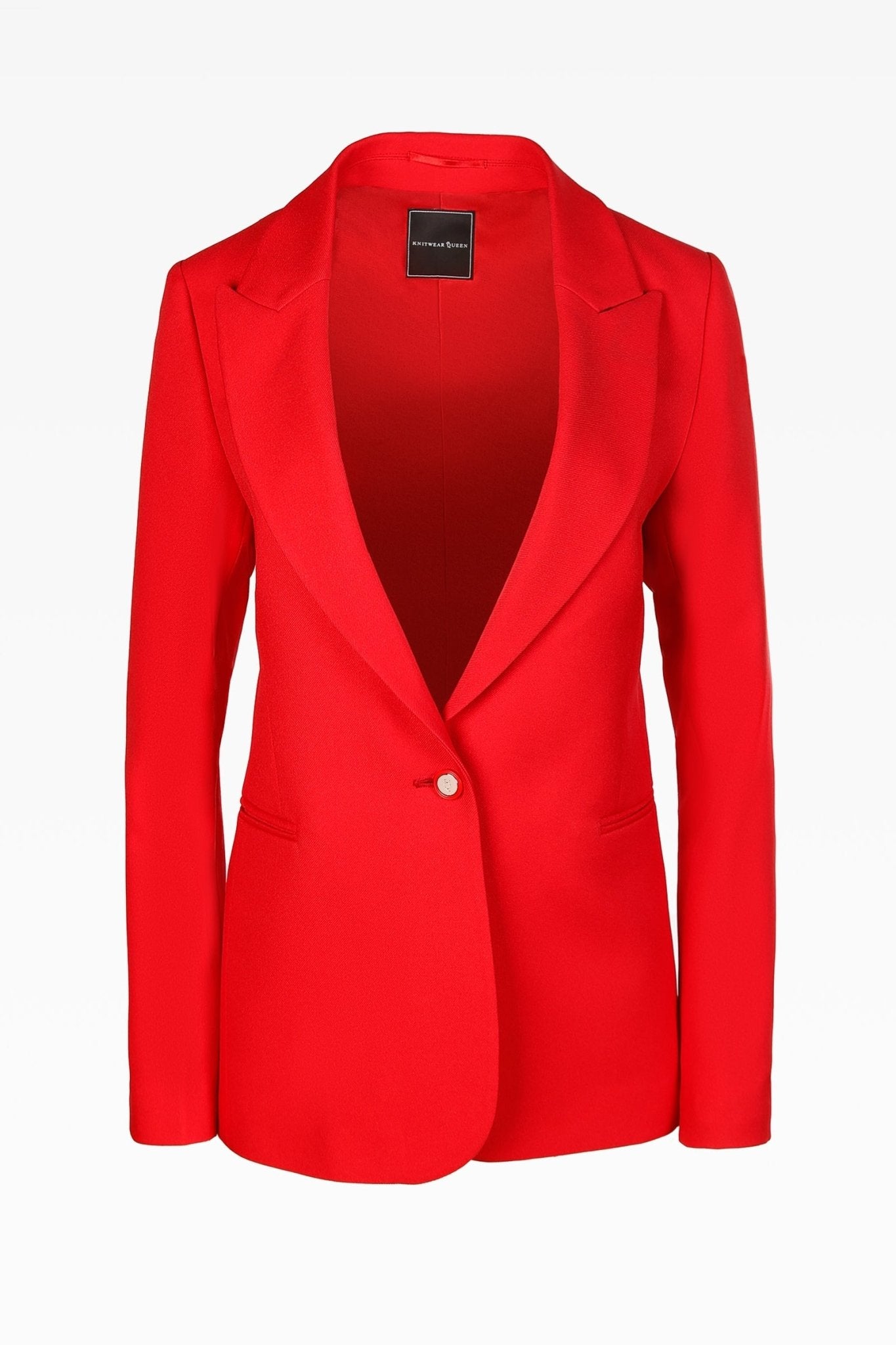 Sam Ladies German Red Single Breasted Jacket Dunedin Cashmere