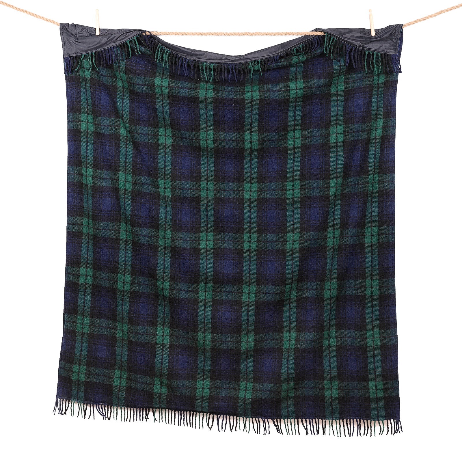 Tartan Picnic Blanket Black Watch Dunedin Cashmere