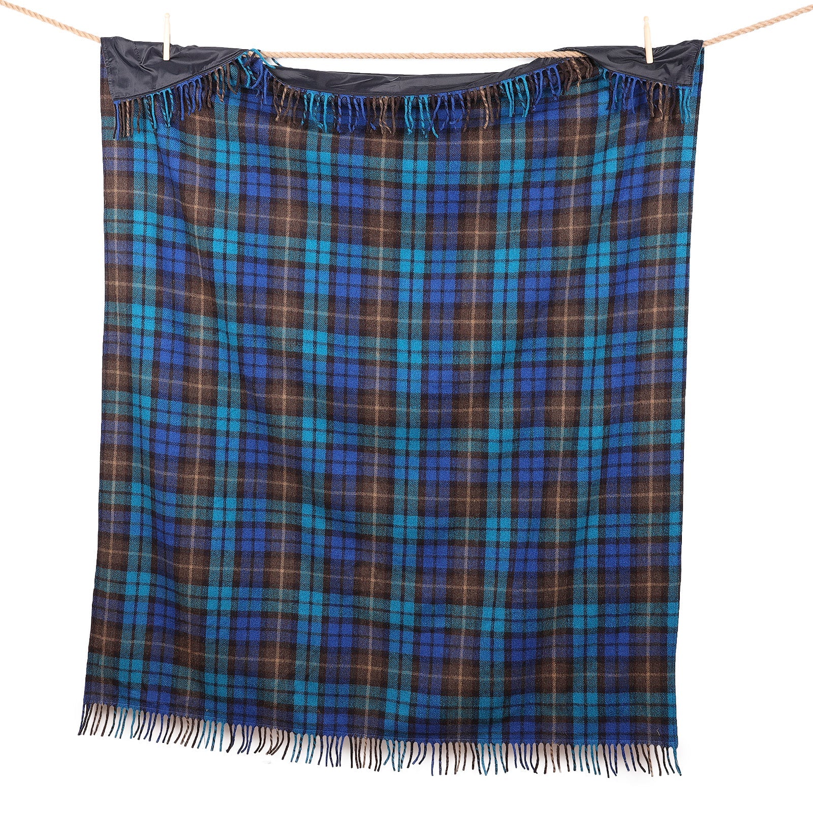 Tartan Picnic Blanket Buchanan Blue Dunedin Cashmere
