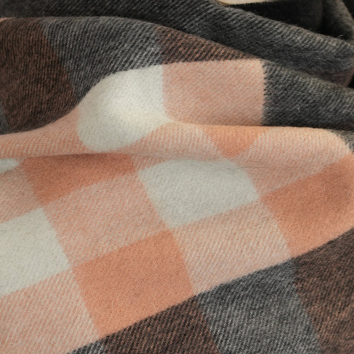 Edinburgh Cashmere Premium Lightweight Scarf - Ultra-Soft Luxury Wrap - BANKFIELD BLACK SPRAY