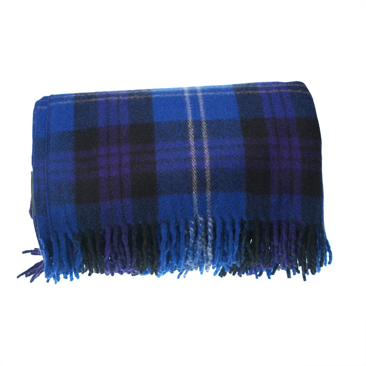 Highland Wool Blend Tartan Blanket Throw – Extra Warm Scottish Wool Blend – HERITAGE OF SCOTLAND