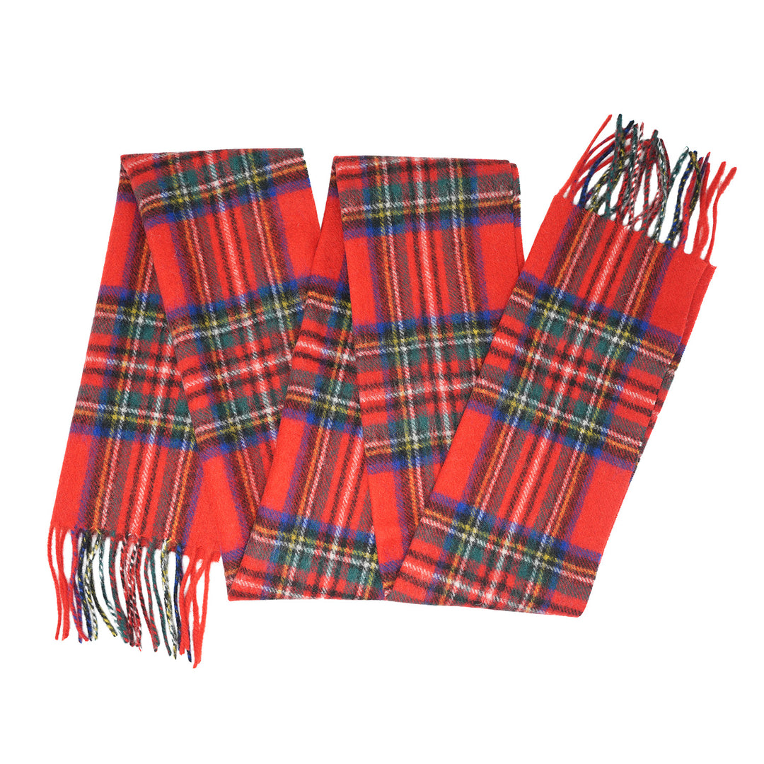 Tartan of Scotland 100% Pure New Wool Clan Scarf - Stewart