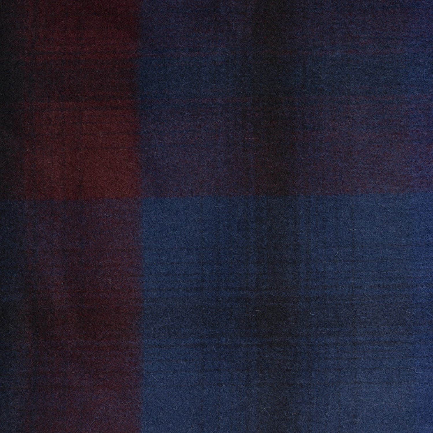 100% Lambswool Blanket Graded Block Check Indigo Blue – Dunedin Cashmere