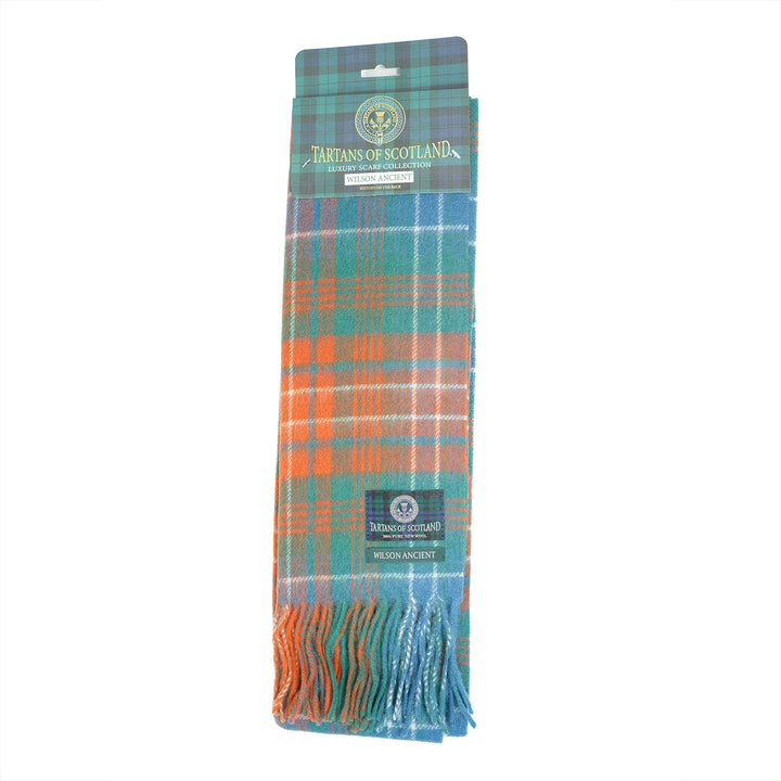 Tartan of Scotland 100% Pure New Wool Clan Scarf - Wilson Acient