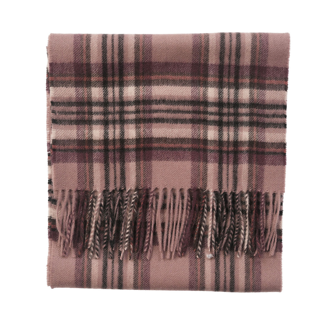 Edinburgh Cashmere Premium Lightweight Scarf - Ultra-Soft Luxury Wrap - STEWART LILAC