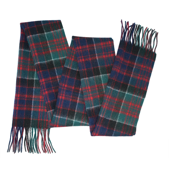 Tartan of Scotland 100% Pure New Wool Clan Scarf - MacDonald of Clanranald