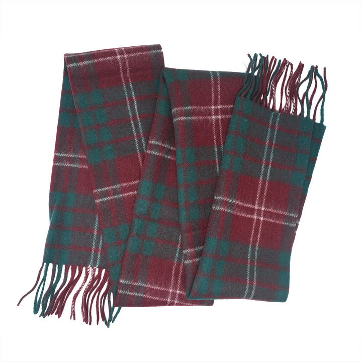 Tartan of Scotland 100% Pure New Wool Clan Scarf - Crawford