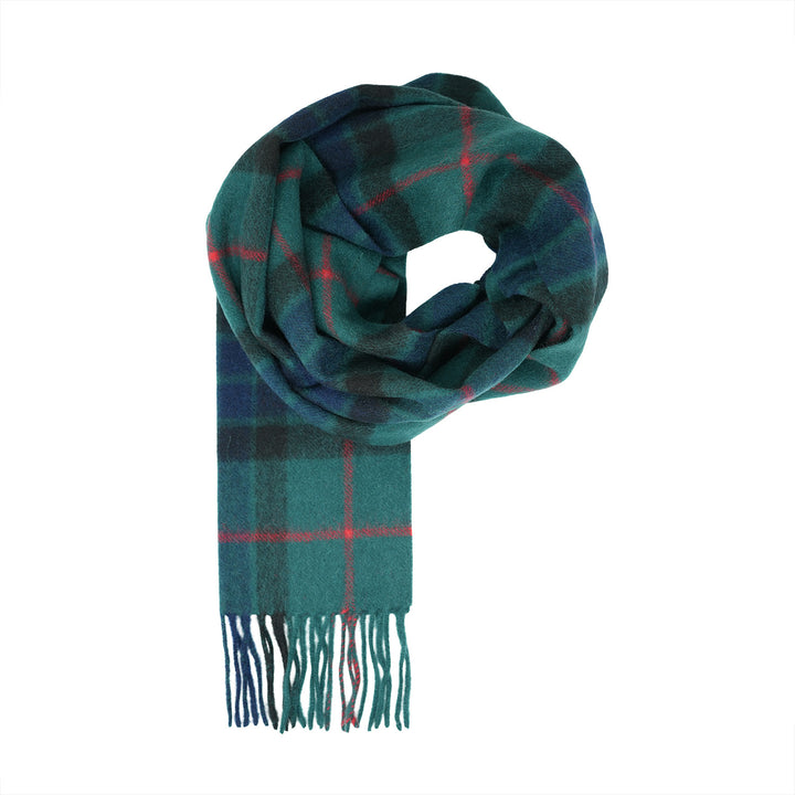 Tartan of Scotland 100% Pure New Wool Clan Scarf - Gunn