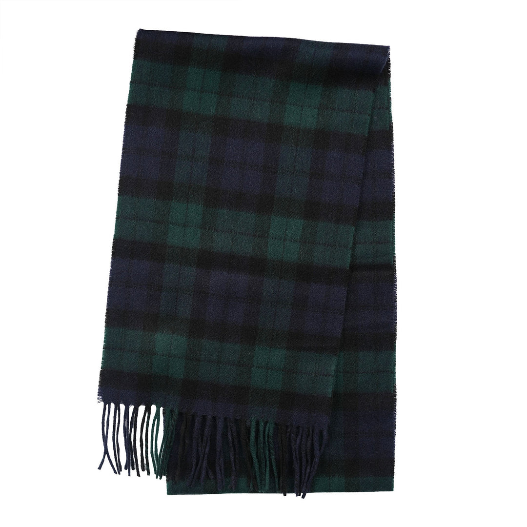 Tartan Weaving Mill 100% Pure Cashmere Scarf – Made in Scotland - BLACK WATCH