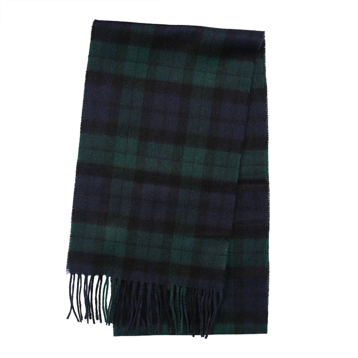 Tartan Weaving Mill 100% Pure Cashmere Scarf – Made in Scotland - BLACK WATCH