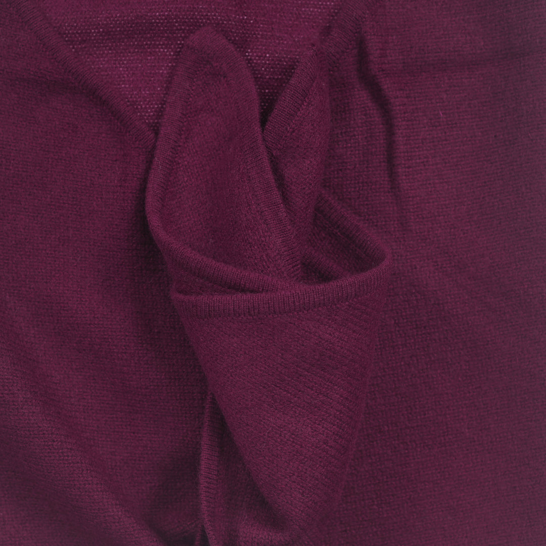 Women’s Luxury Ribbed Cashmere Triangle Scarf - EMINENCE