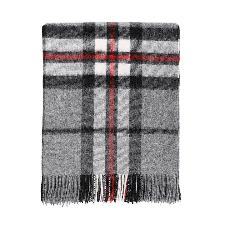 100% Pure Lambswool Blanket Throw – Luxury Soft Warm Wool Blanket - Home Décor - THOMSON GREY