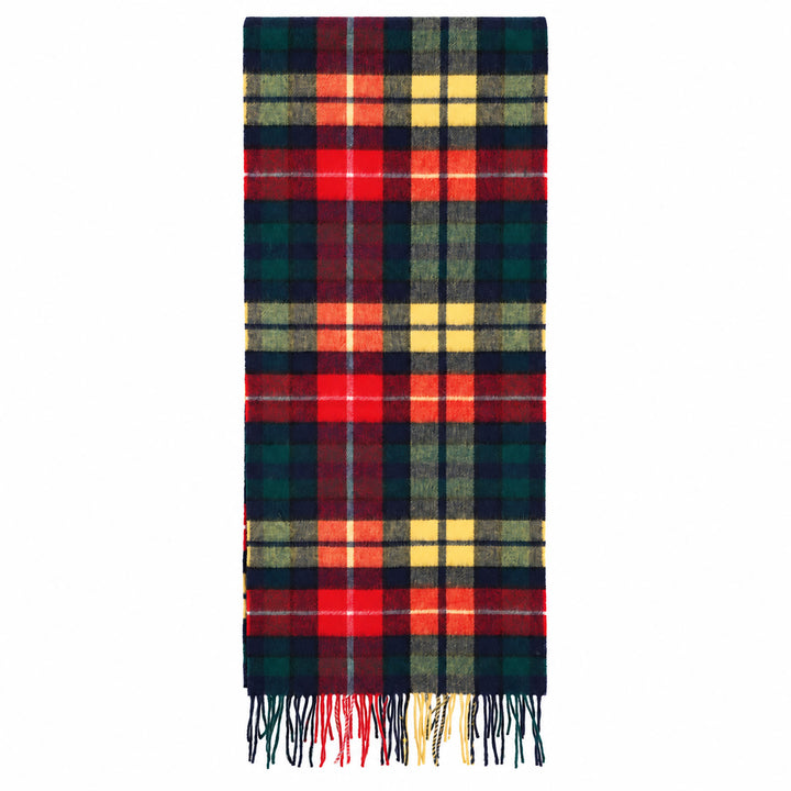 Heritage of Scotland 100% Lambswool Wide Scarf Soft Unisex Winter Wrap - Tartan &amp; Check Designs - BUCHANAN MODERN