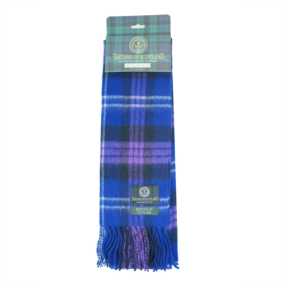 Tartan of Scotland 100% Pure New Wool Clan Scarf - Heritage of Scotland