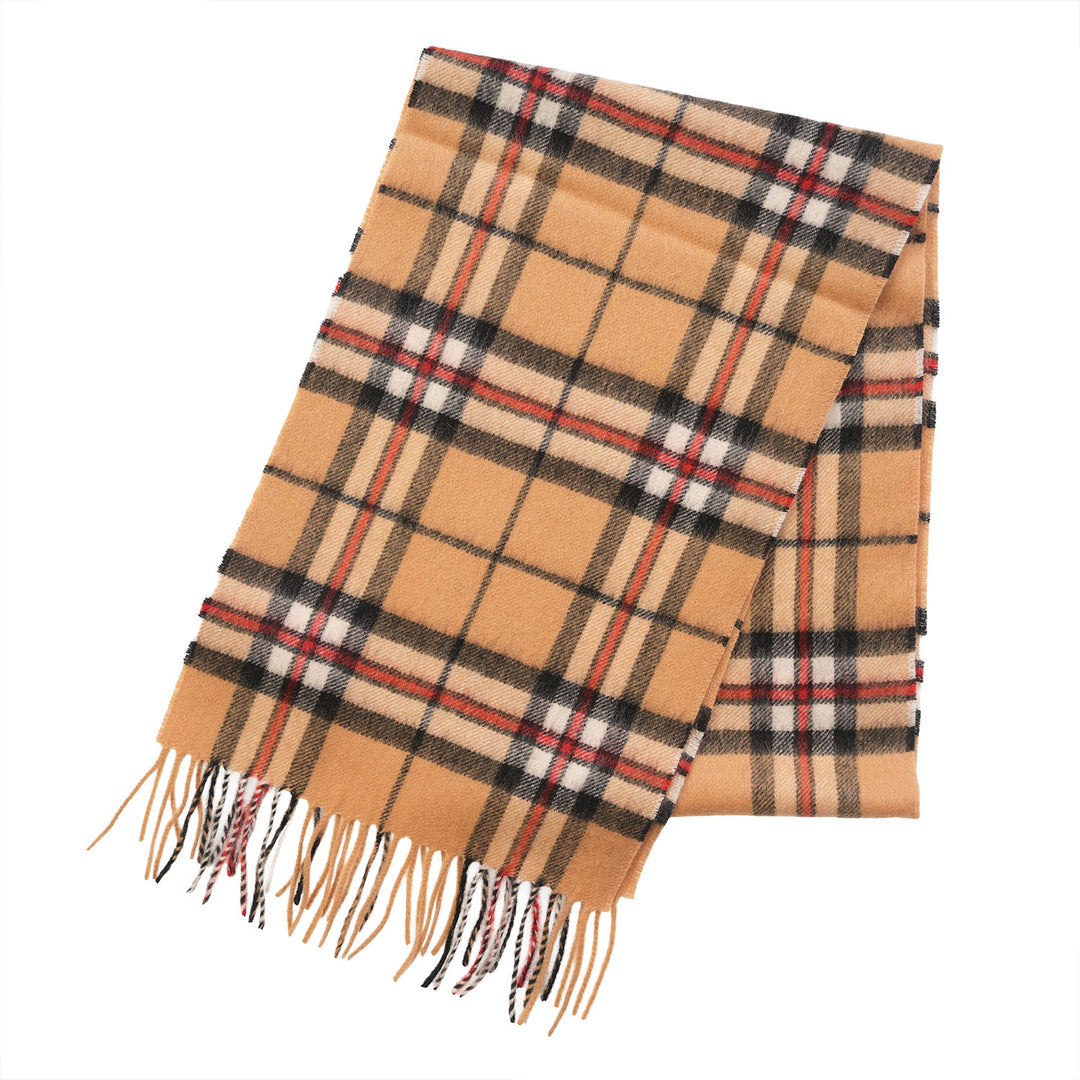 Edinburgh Cashmere Premium Lightweight Scarf - Ultra-Soft Luxury Wrap - Thomson Camel