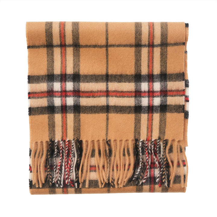 Edinburgh Cashmere Premium Lightweight Scarf - Ultra-Soft Luxury Wrap - Thomson Camel