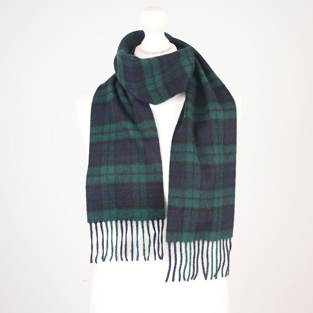 Kids 100% Lambswool Mini Scarf - Soft Luxury Children’s Scarf - Black Watch