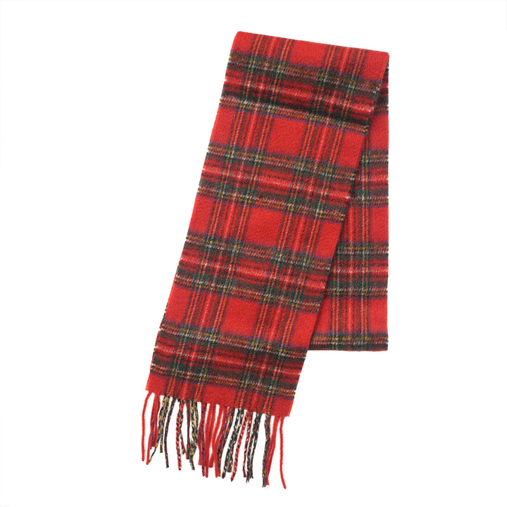Kids 100% Lambswool Mini Scarf - Soft Luxury Children’s Winter Scarf - Stewart Royal