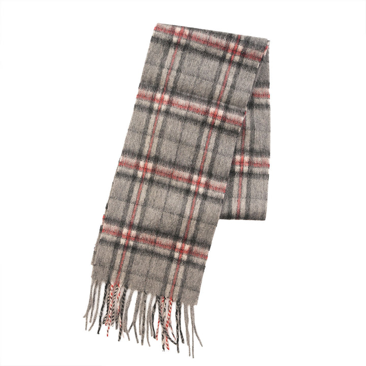 Kids 100% Lambswool Mini Scarf - Soft Luxury Children’s Winter Scarf - Thomson Grey