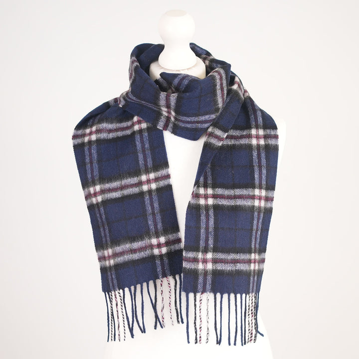 Kids 100% Cashmere Mini Scarf - Soft Luxury Children’s Winter Scarf - Thomson Navy