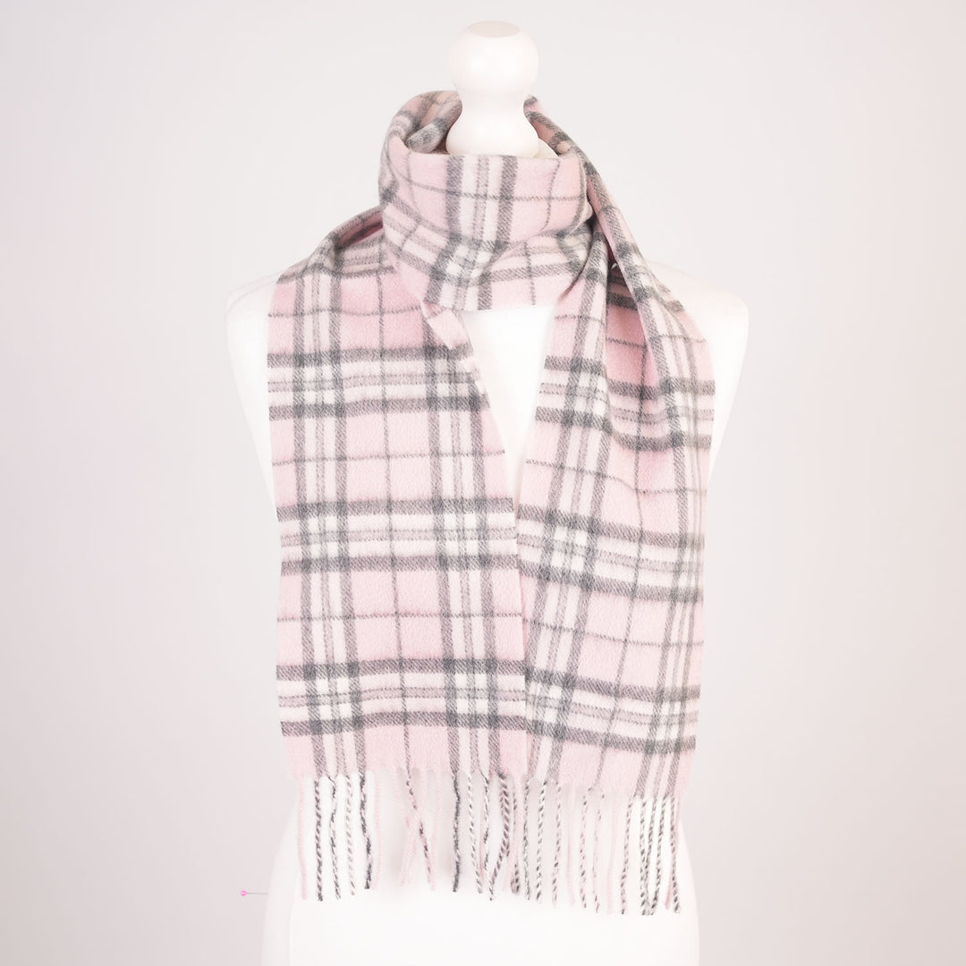 Kids 100% Cashmere Mini Scarf by Edinburgh Cashmere - Soft Luxury Children’s Scarf - Thomson Pale Pink