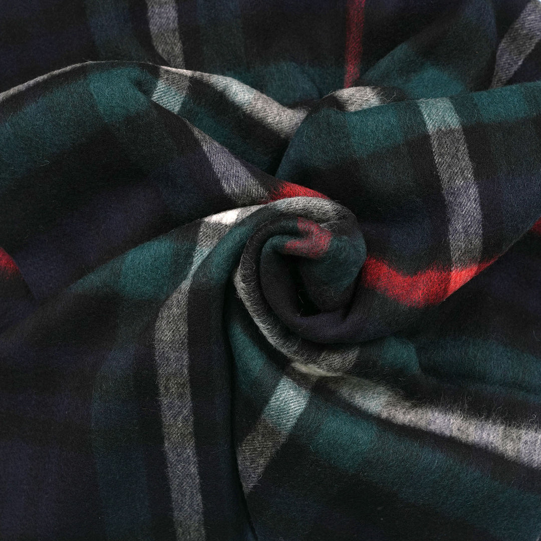 100% Pure Lambswool Blanket Throw – Luxury Soft Warm Wool Blanket - Home Décor - MACKENZIE