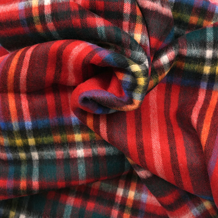 100% Pure Lambswool Blanket Throw – Luxury Soft Warm Wool Blanket - Home Décor - STEWART ROYAL