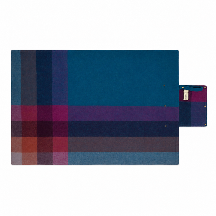 Woodside Travel Picnic Blanket with Carry Strap – Turquoise