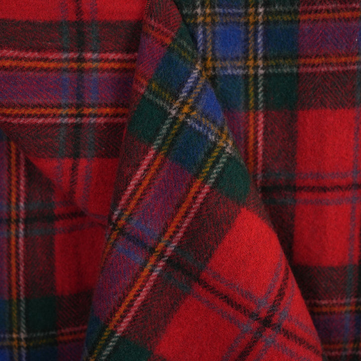 Highland Wool Blend Tartan Blanket Throw Maclean