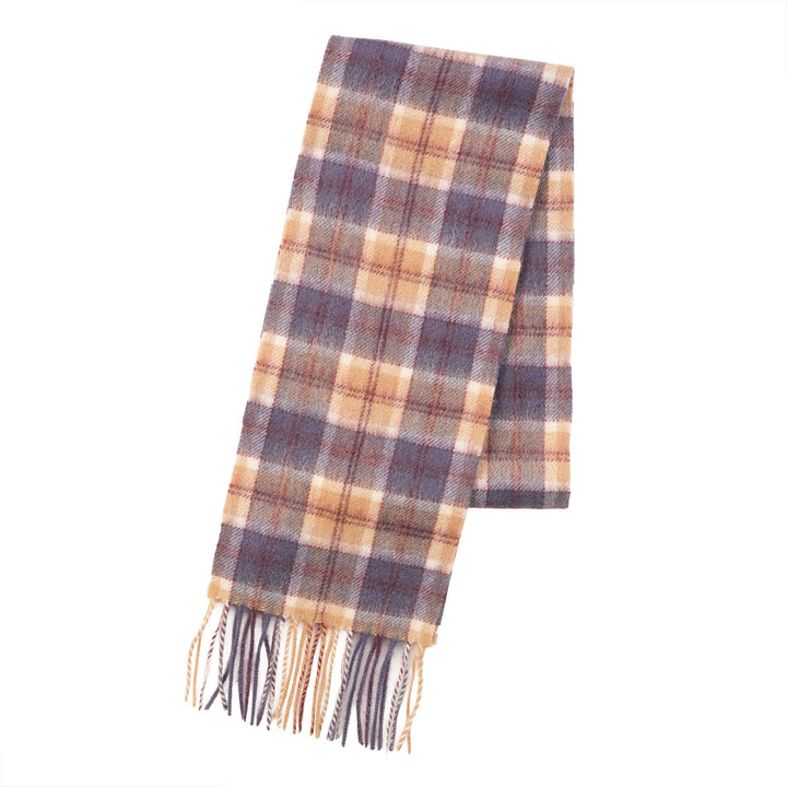 Kids 100% Lambswool Mini Scarf - Soft Luxury Children’s Winter Scarf - Bannockbane Navy