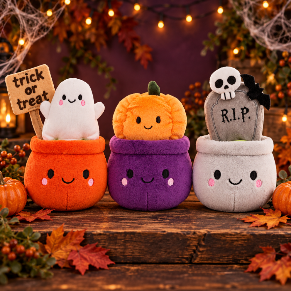 Keel Toys Keeleco Botanical Garden Halloween Soft Toys - Ghost