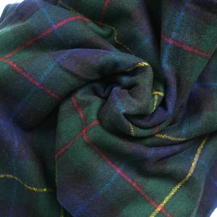 Scottish Tartan Wool-Blend Blanket Throw – Highland Comfort - SMITH