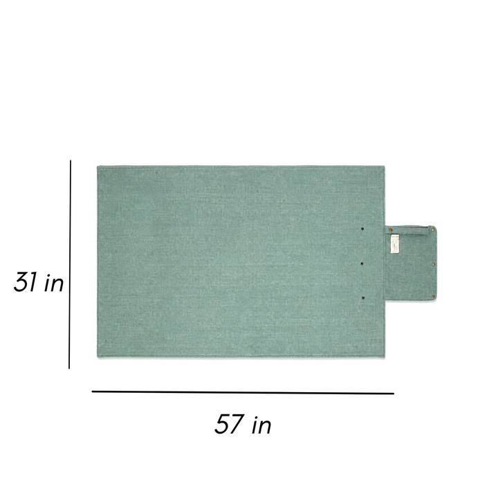 Woodside Travel Picnic Blanket with Carry Strap - Pistachio