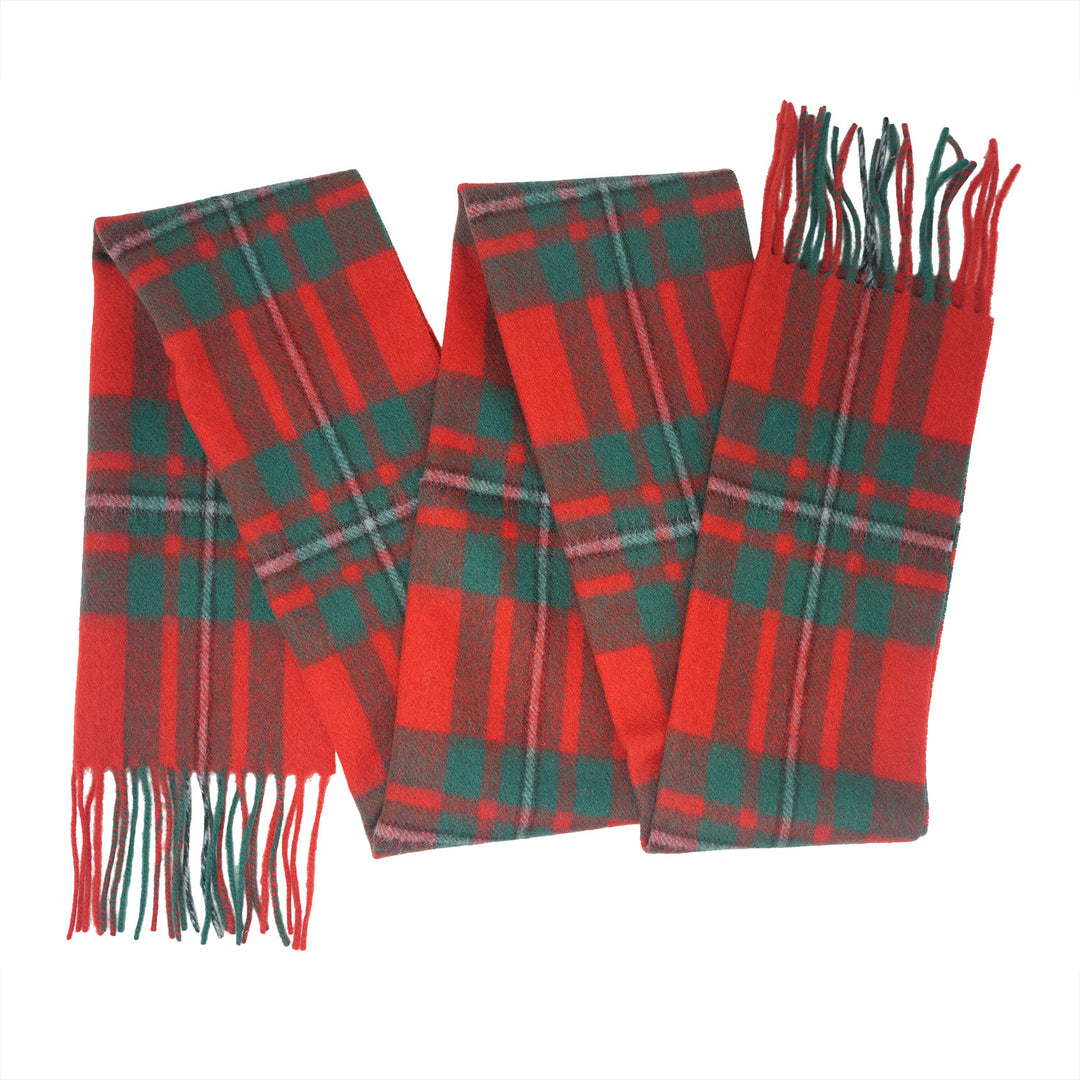 Tartan of Scotland 100% Pure New Wool Clan Scarf - MacGregor