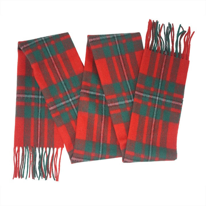 Tartan of Scotland 100% Pure New Wool Clan Scarf - MacGregor