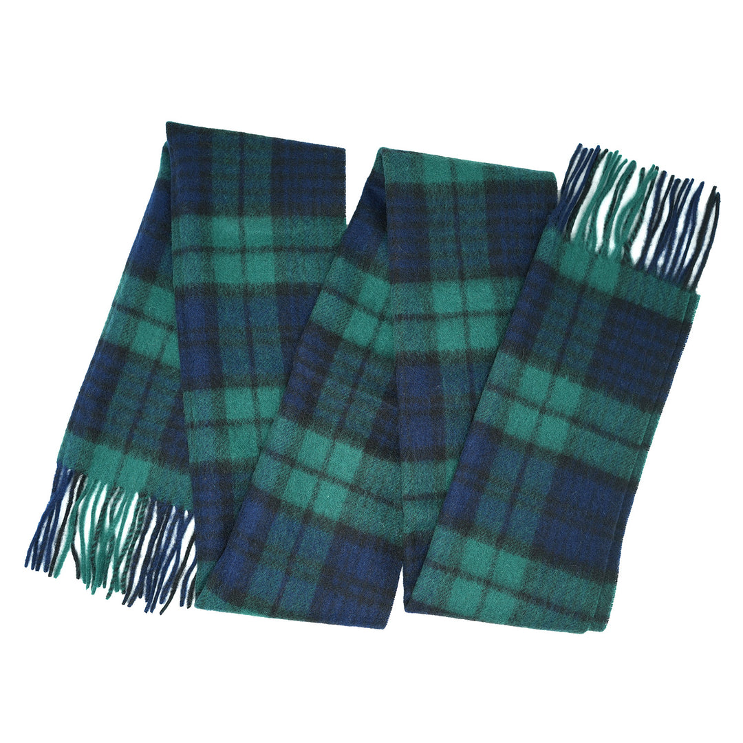 Tartan of Scotland 100% Pure New Wool Clan Scarf - Black Watch