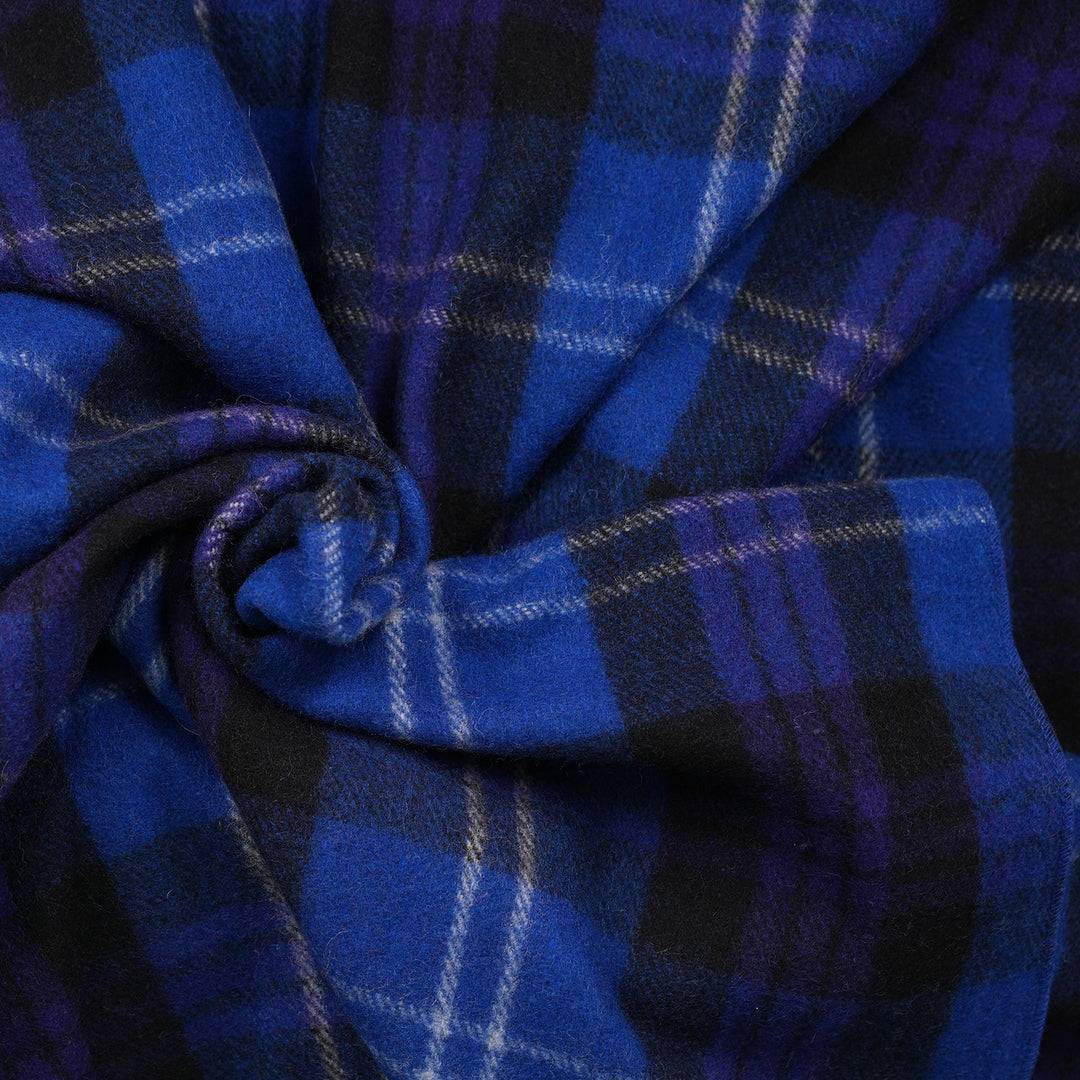 Highland Wool Blend Tartan Blanket Throw – Extra Warm Scottish Wool Blend – HERITAGE OF SCOTLAND