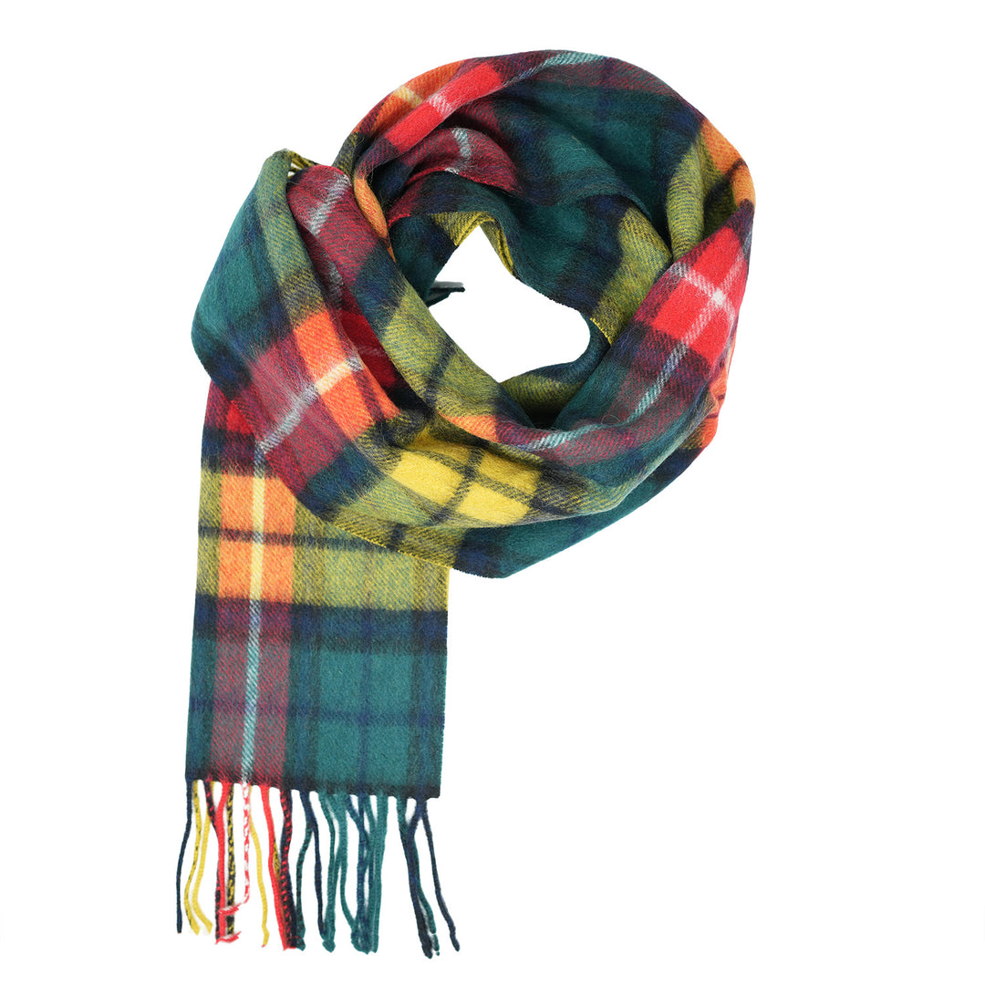 Tartan of Scotland 100% Pure New Wool Clan Scarf - Buchanan