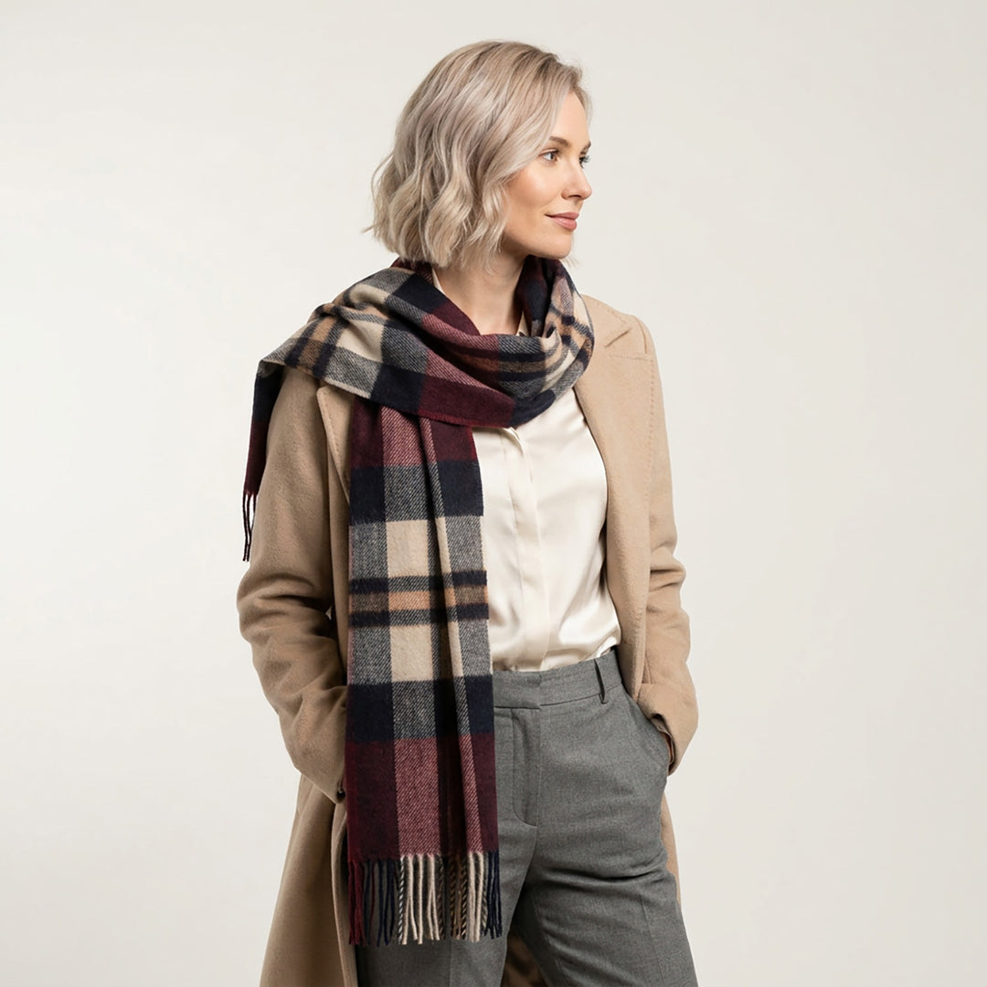 Tartan Weaving Mill 100% Pure Cashmere Scarf – Made in Scotland - AMPLIFIED THOMSON TAYBERRY
