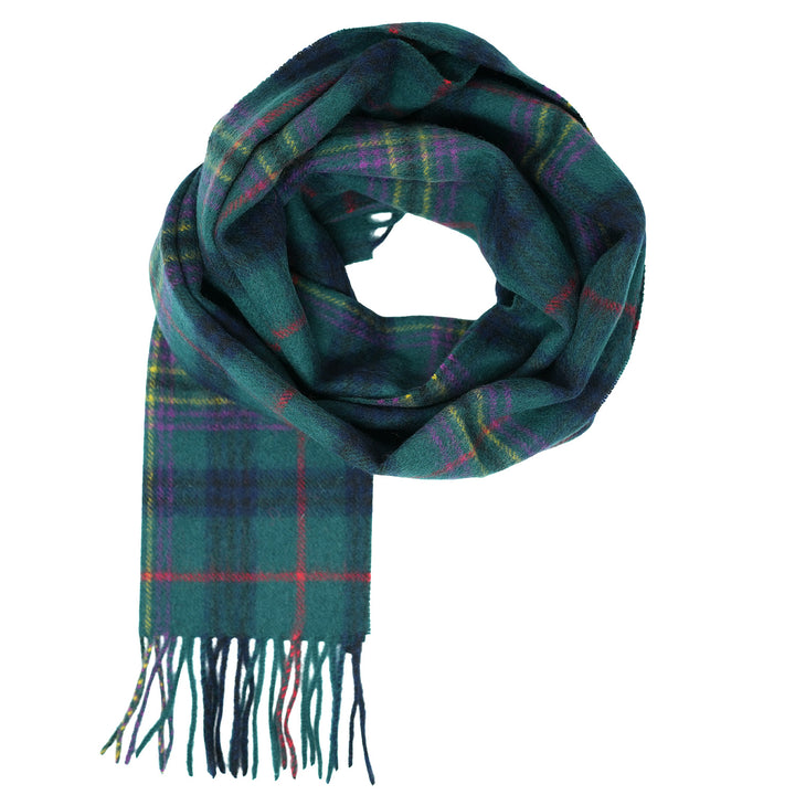 Tartan of Scotland 100% Pure New Wool Clan Scarf - Kennedy