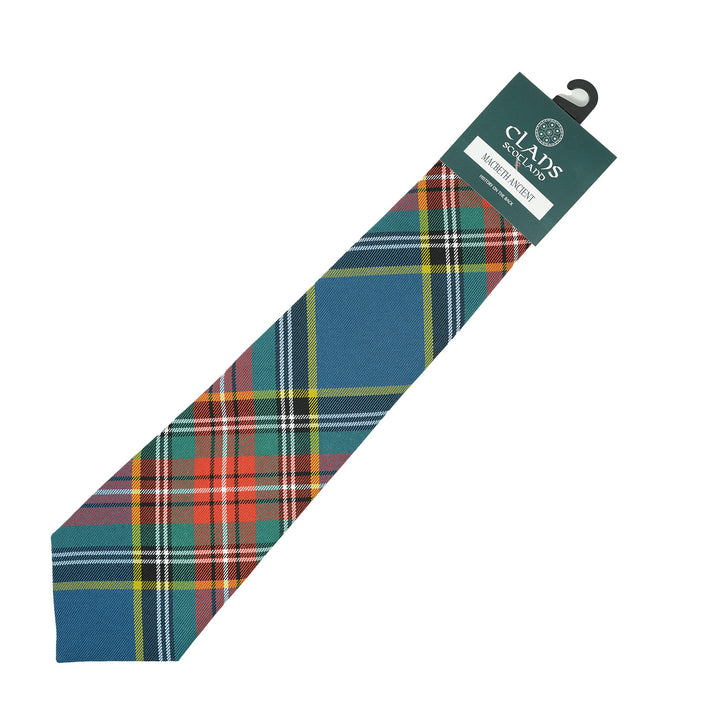 Traditional Scottish Clan Tartan Tie – Traditional Plaid Necktie - MACBETH ANCIENT