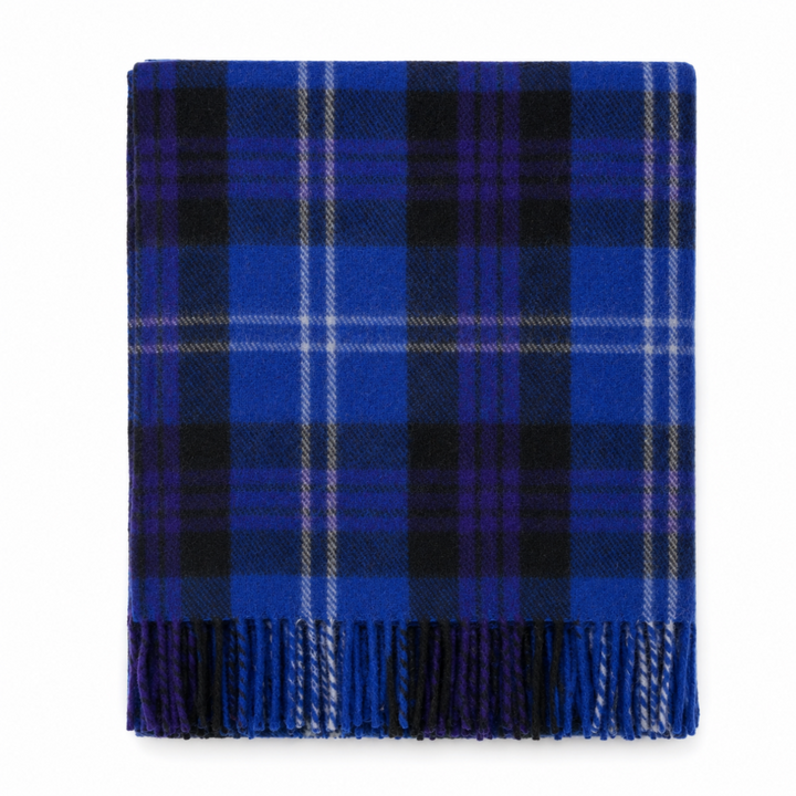 Highland Wool Blend Tartan Blanket Throw – Extra Warm Scottish Wool Blend – HERITAGE OF SCOTLAND