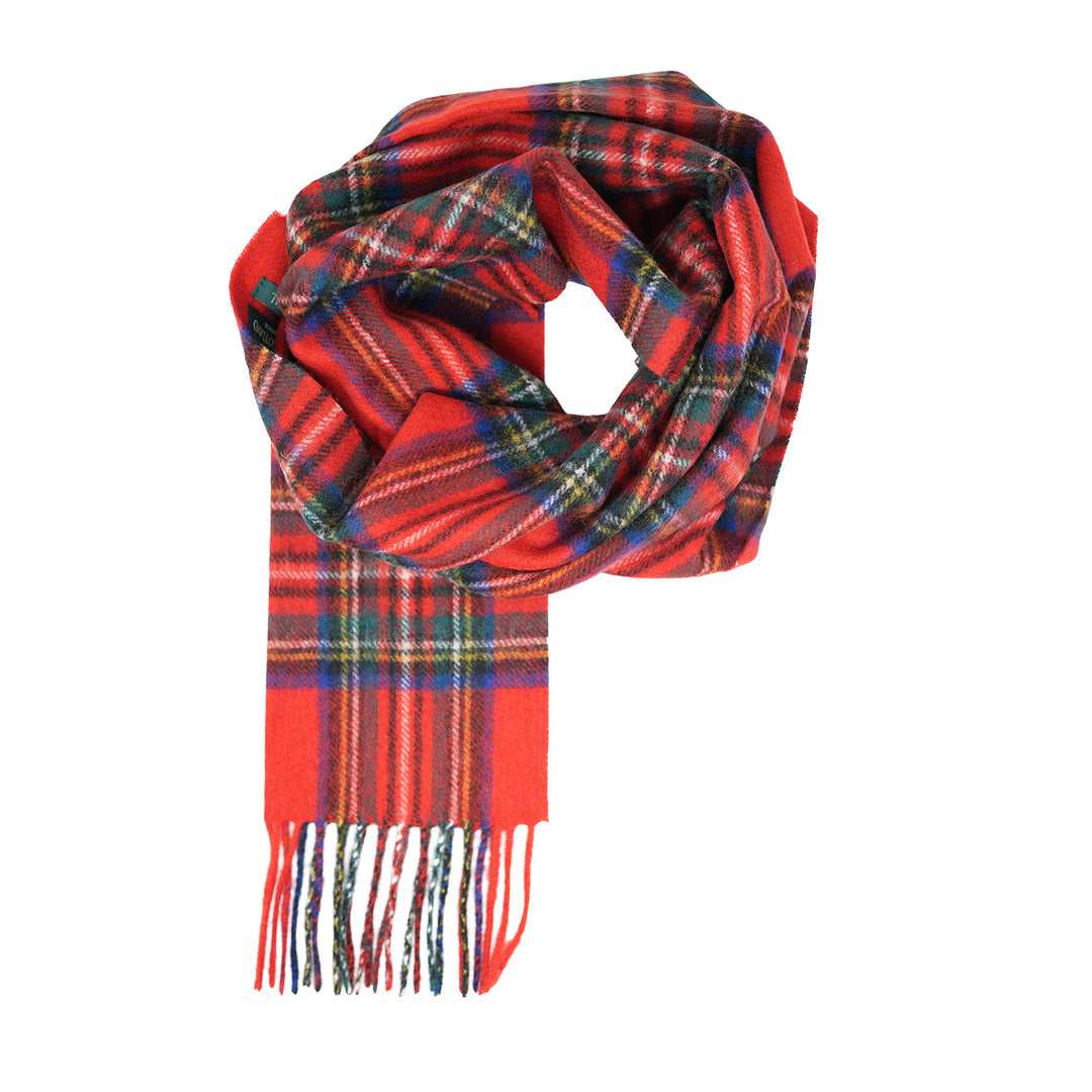 Tartan of Scotland 100% Pure New Wool Clan Scarf - Stewart