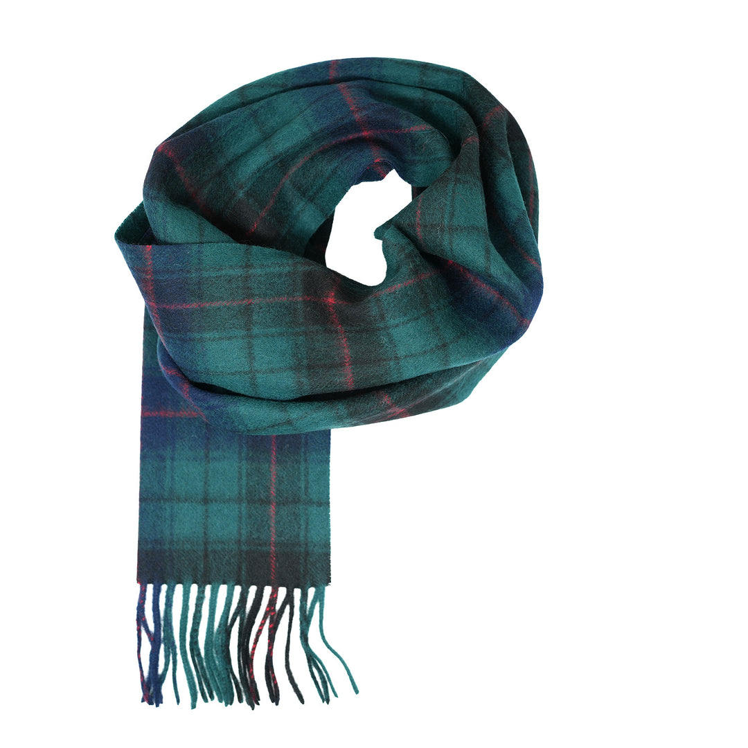 Tartan of Scotland 100% Pure New Wool Clan Scarf - Davidson