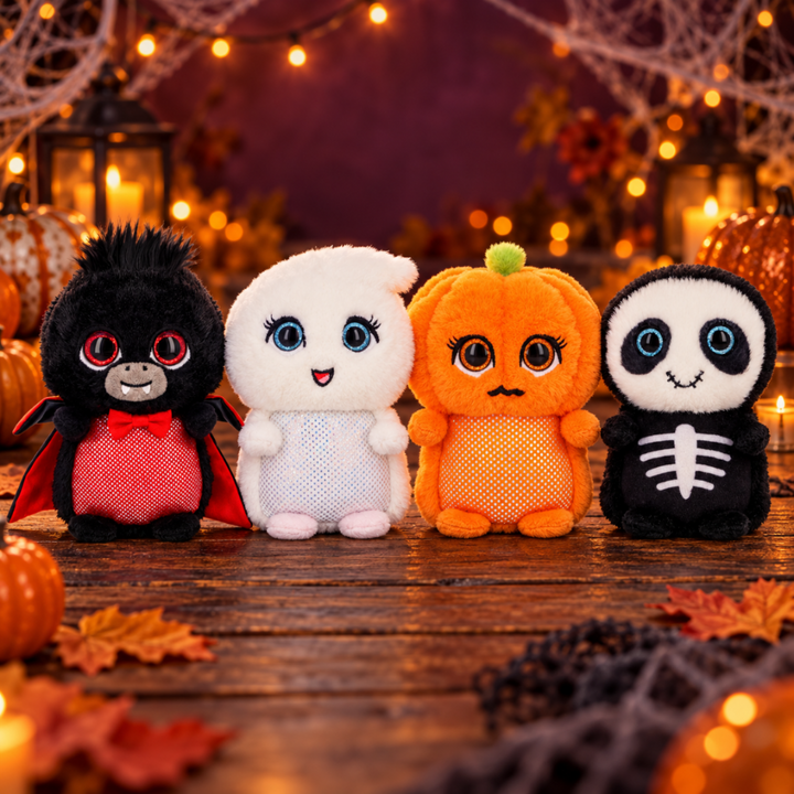 Keel Toys Halloween Mini Motsu Soft Toys - Ghost