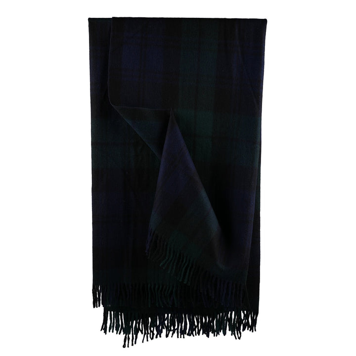 Highland Wool Blend Tartan Blanket Throw – Extra Warm Scottish Wool Blend – CAMPBELL CLAN