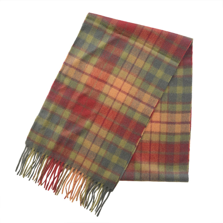 Edinburgh Cashmere Premium Lightweight Scarf - Ultra-Soft Luxury Wrap - BUCHANAN AUTUMN