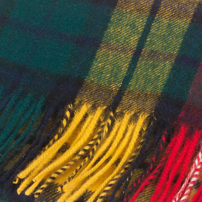 Lambswool Scottish Tartan Clan Scarf  Buchanan Modern