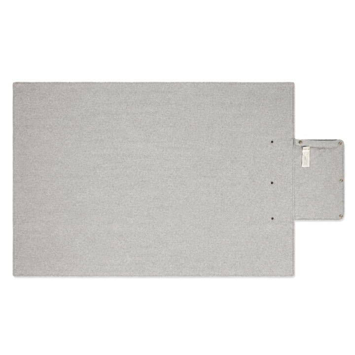 Woodside Travel Picnic Blanket with Carry Strap - Grey