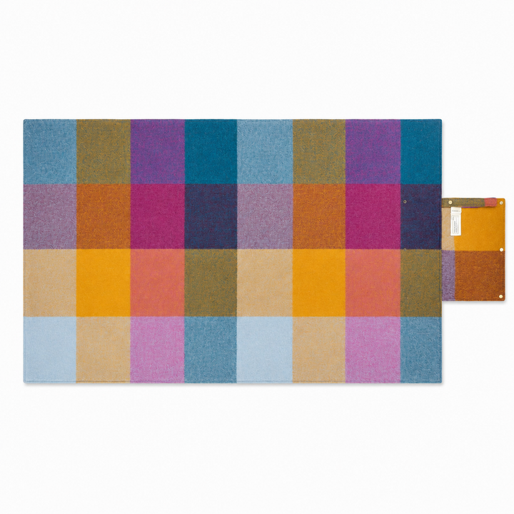 Woodside Travel Picnic Blanket with Carry Strap - Bright